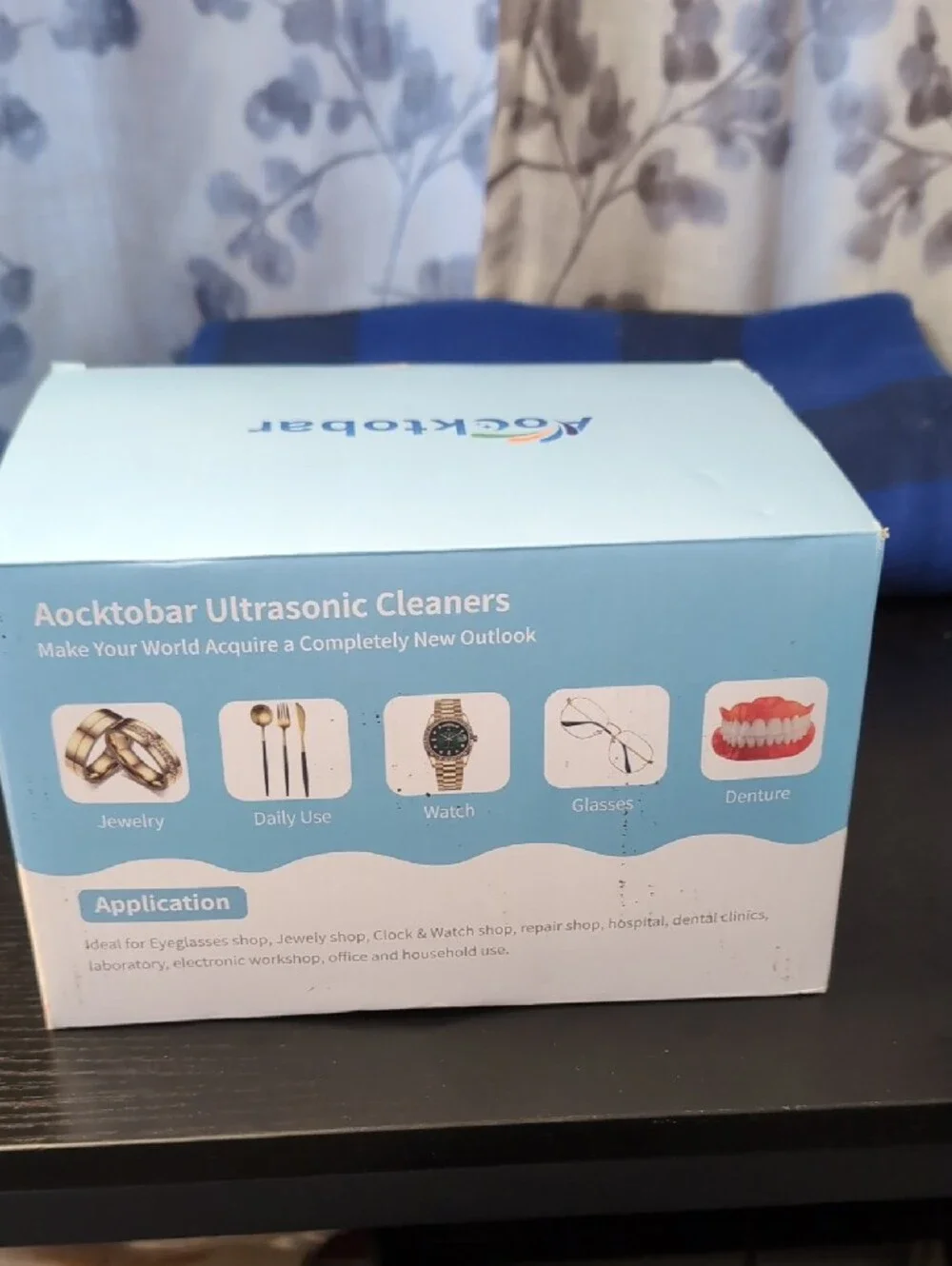 White Ultrasonic Cleaner for Jewelry & Accessories